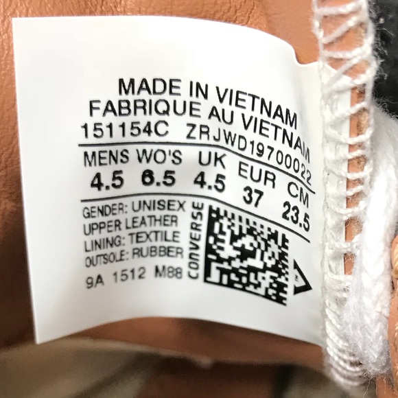 NWT Converse Ctas ‘70 HI White Egret W AUTHENTIC - Picture 7 of 8